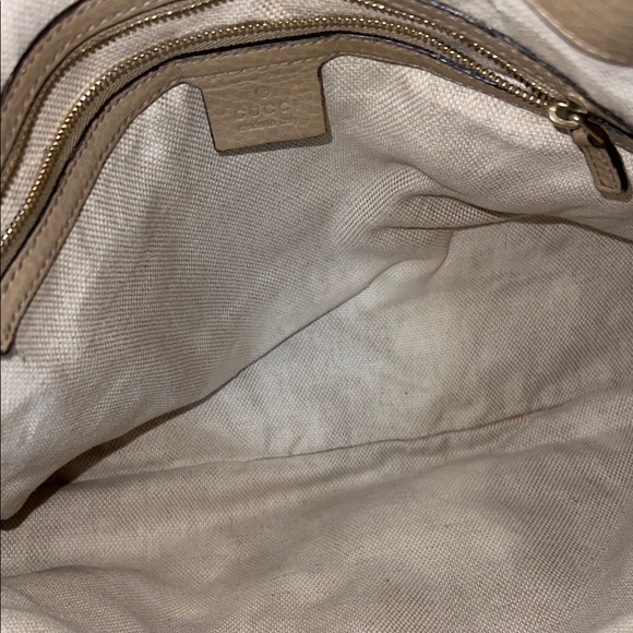 3096 Gucci Beige Leather Tote Bag - Picture 14 of 16